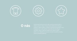 Ikony A Text – Bezplatná Šablona Webových Stránek