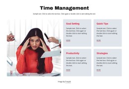 Time Management Cources Clean And Minimal Template