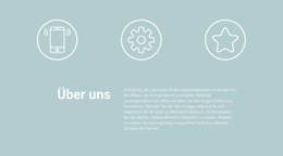 Symbole Und Text E-Commerce-Website