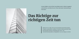 Zukunftsarchitektur Kostenlose CSS-Website-Vorlage