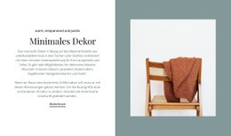 Minimaler Dekor Innenraum - Mehrere Layouts