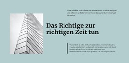 Zukunftsarchitektur - Ultimative Landingpage