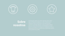 Iconos Y Texto: Creador De Sitios Web Creativo Y Multipropósito