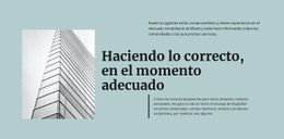 Arquitectura Del Tiempo Futuro: Página De Destino Definitiva
