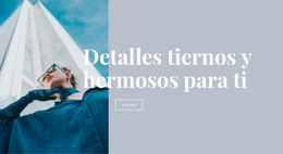 Colección De Tendencias De Belleza: Plantilla De Página HTML