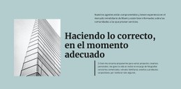 Arquitectura Del Tiempo Futuro - Plantilla Profesional De Una Página