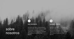 Acerca De Los Servicios Empresariales - Plantilla De Página De Destino