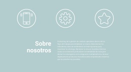 Iconos Y Texto - Plantilla De Sitio Web Gratuita