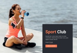 Club De Sports De Course - Créateur De Sites Web De Téléchargement Gratuit