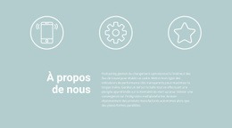 Icônes Et Texte Site Web De Commerce Électronique