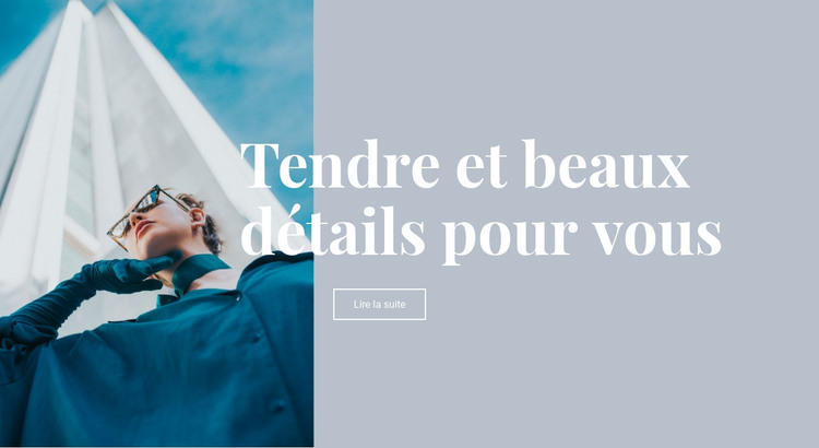 Collection de tendances beauté Modèle HTML