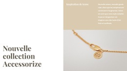 Meilleure Collection De Mode Modèle D'Une Page