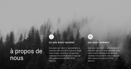 Superbe Page De Destination Pour À Propos Des Services Aux Entreprises