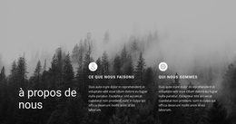 Site WordPress Pour À Propos Des Services Aux Entreprises