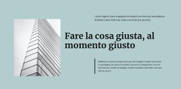 Architettura Del Tempo Futuro - Modello Professionale Di Una Pagina