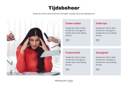 Tijdmanagement - HTML Page Creator