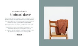 Minimaal Decor Interieur - HTML File Creator