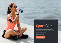 Lopende Sportclub - Professionele Joomla-Sjabloon