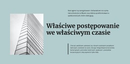 Architektura Przyszłości - Bezpłatny Projekt Strony Internetowej