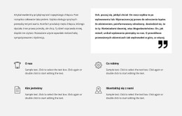 Menu CSS Dla Tekst I Lista Przemienników