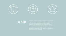 Bezpłatne Pobieranie Szablonu HTML Ikony I Tekst