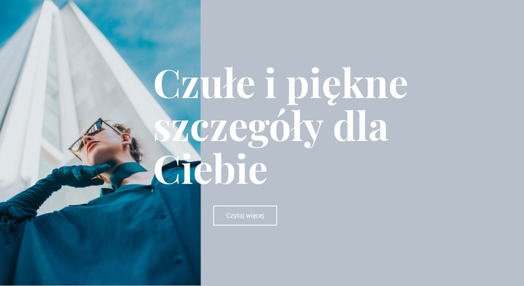 Kolekcja trendów kosmetycznych Szablon witryny sieci Web