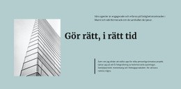 Framtida Tidsarkitektur - Skapa Fantastisk Mall