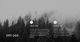 Om Företagstjänster - Målsidesmall