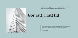 Framtida Tidsarkitektur - Webbmall