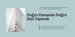 Gelecek Zaman Mimarisi - Nihai Açılış Sayfası