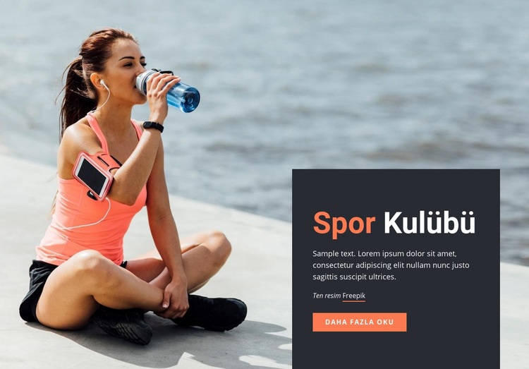 Koşu sporları kulübü Açılış sayfası