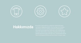 Simgeler Ve Metin - Duyarlı Tasarım