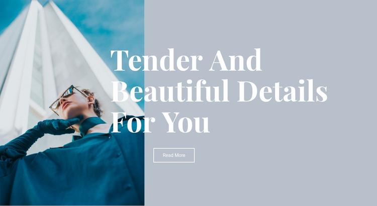 Collection of beauty trends Website Template