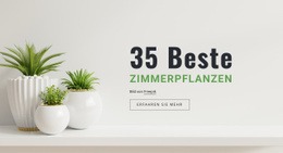 Pflanzen In Der Innenarchitektur - HTML Website Builder