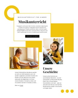 Musikunterricht Für Kinder - Website-Creator