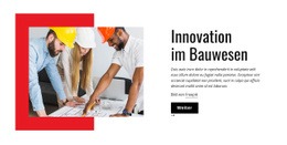 Innovation Im Bauwesen Website-Design