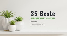 Pflanzen In Der Innenarchitektur – Fertiges Website-Design