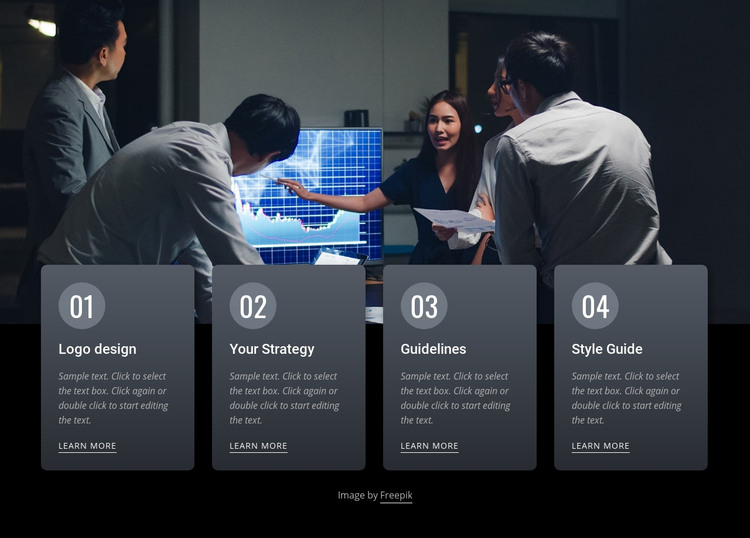 Effective business meetings Homepage Design