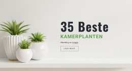 Planten In Interieurontwerp - HTML Website Builder