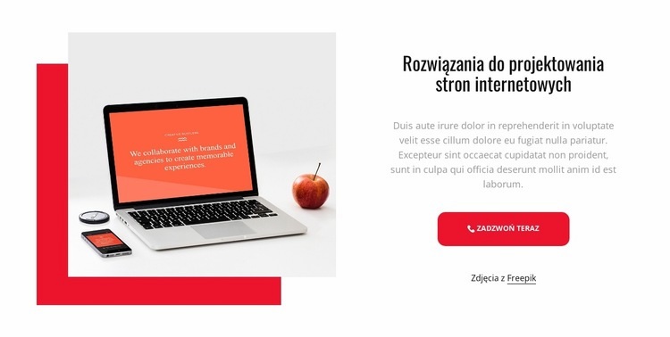 Projektowanie stron internetowych Szablony do tworzenia witryn internetowych