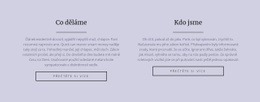 Dva Textové Sloupce – Bezplatné Šablony