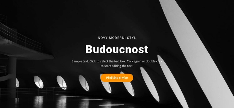 Budoucí koncepce stavby Šablona HTML