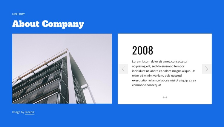 About construction company CSS Template