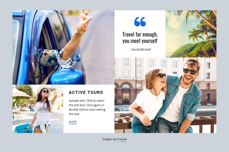 World tourism and travel CSS Template