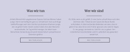 Zwei Textspalten CSS-Vorlage