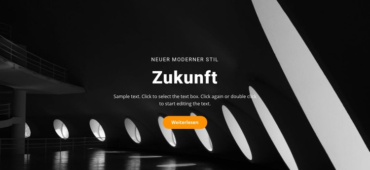 Zukünftige Gebäudekonzepte CSS-Vorlage