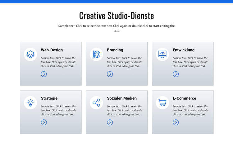 Kreative Studio-Dienstleistungen HTML-Vorlage