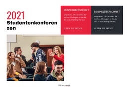 Fantastisches Website-Design Für Weltlernkonferenz