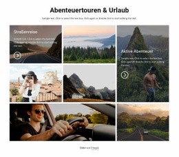 Urlaub Und Tolle Touren - Kostenloses Website-Design