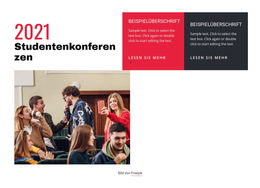 Weltlernkonferenz - Kostenlose HTML5-Theme-Vorlagen